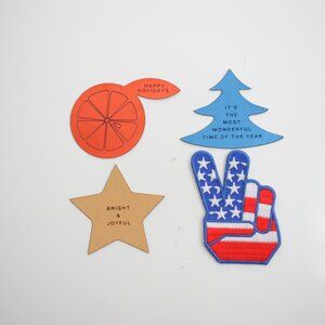 Iron On Patches - 4 Pack